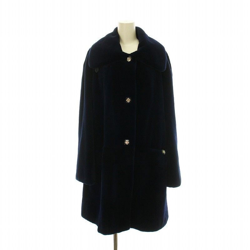 エンバ EMBA コート シェアード カラーミンク ファー ロング 毛皮 長袖