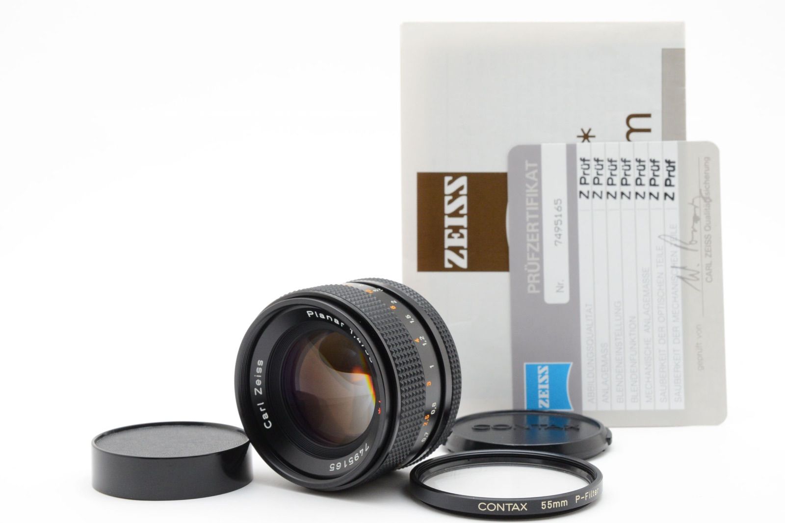 ◆ 級 コンタックス Contax Carl Zeiss プラナー Planar T* 50mm f|1.4 MMJ MF レンズ 動作 済 1472 ◆