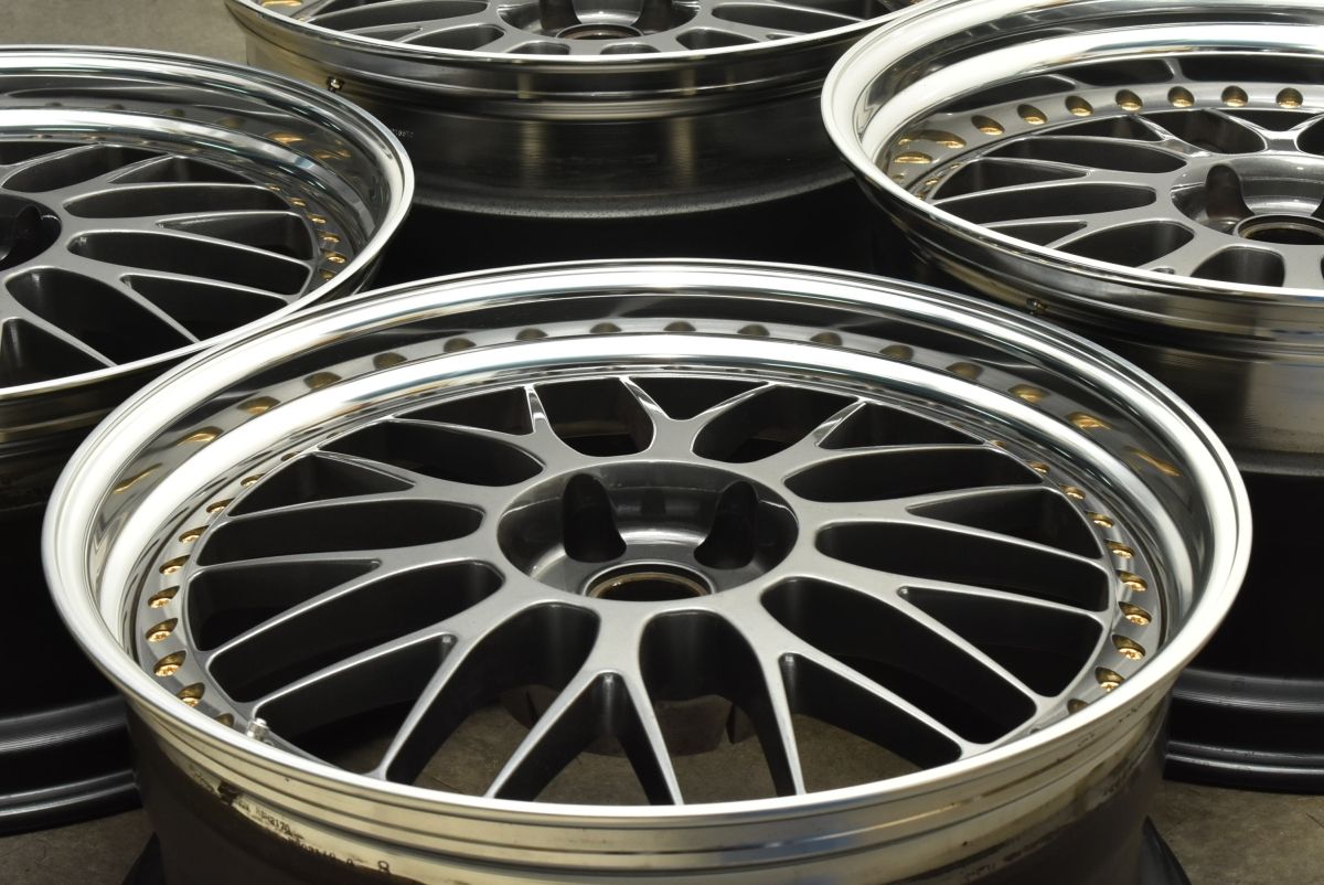 程度良好 深リム WORK ZISTANCE W10M 21in 9.5J 25 11J 36 PCD112 4本 ジスタンス メルセデス ベンツ AMG GLS GLE GLC 3ピース