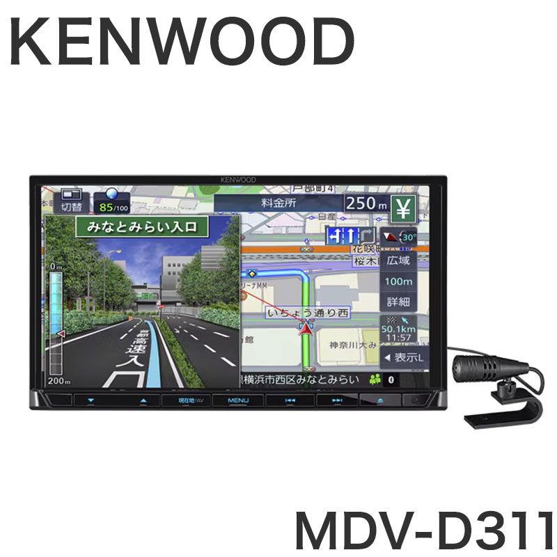 KENWOOD ケンウッド カーナビ MDV-D311 彩速ナビ 7V型/180mmモデル 7 