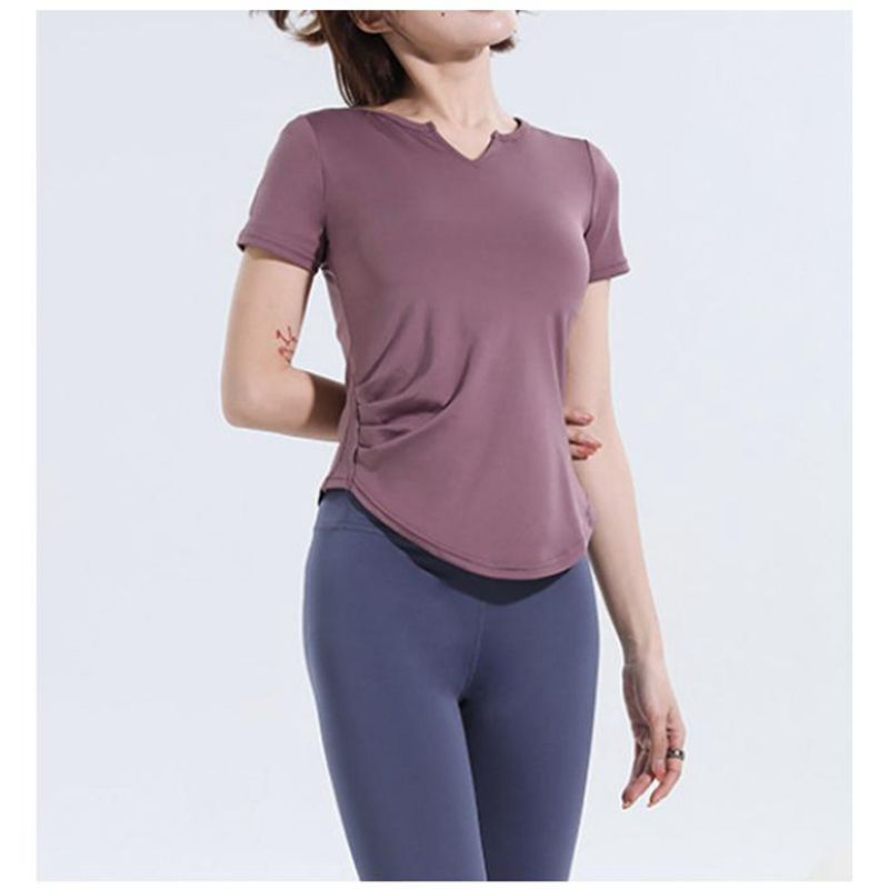 【未使用品】ヨサ　ＹＯＳＡ 半袖ヨガTシャツ　М　　テラスポーツウェア ヨガウェア トップス 半袖 ワイドスリーブ ゆったり Tシャツ
