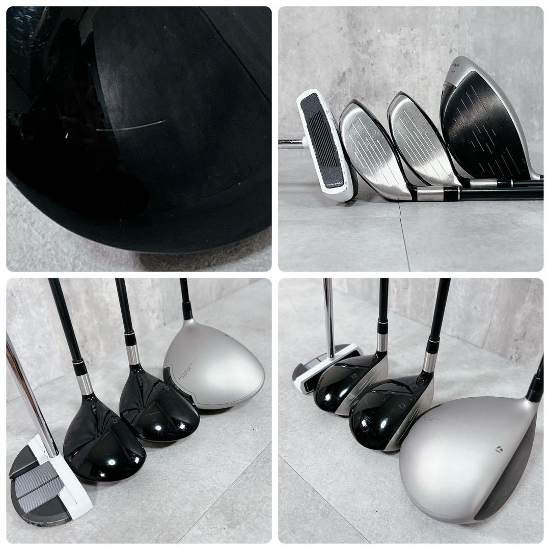 X807 テーラーメイド アディダス メンズ ゴルフ クラブ セット 12点 白