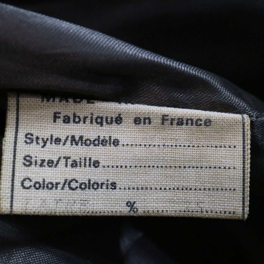 フランス製 Uzès-Coats Aライン ロングコート 防寒 ヴィンテージ ツイード 総裏地 グレー (レディース 42)   N8536