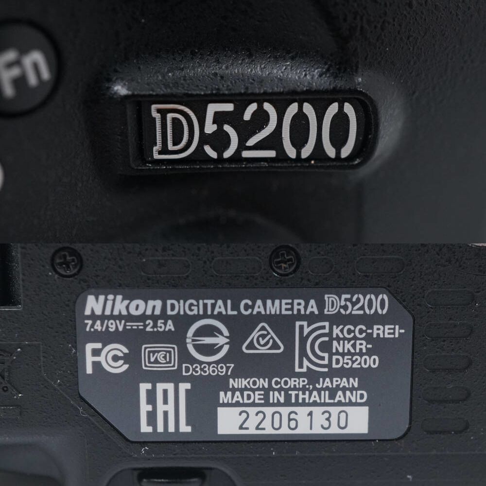 D5200 ボディ バッテリー バッテリーパック Nikon D5200 デジタル一眼