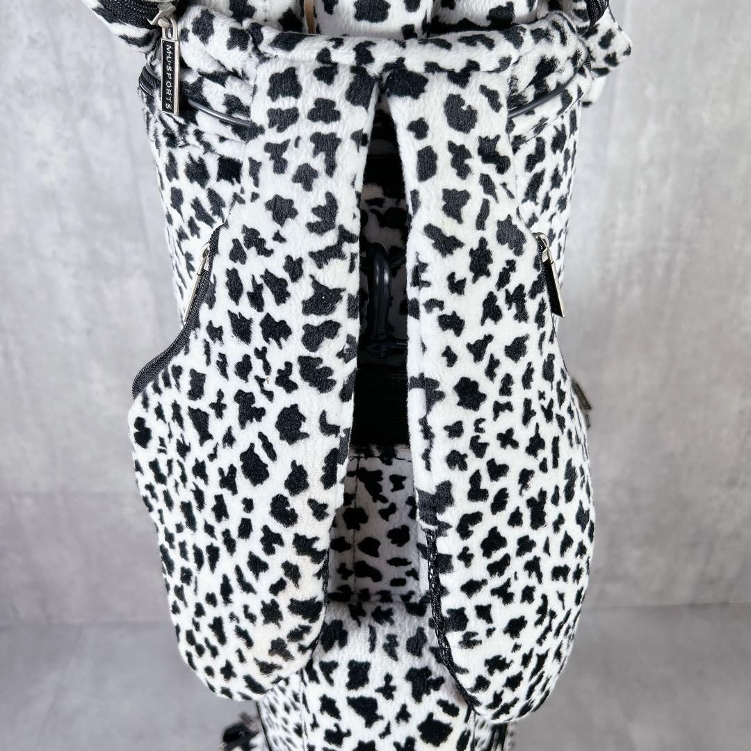 X553 M.U SPORTS ゴルフクラブ キャディバッグ ダルメシアン柄 X553 M.U SPORTS ゴルフクラブ キャディバッグ ダルメシアン柄 ゴルフ