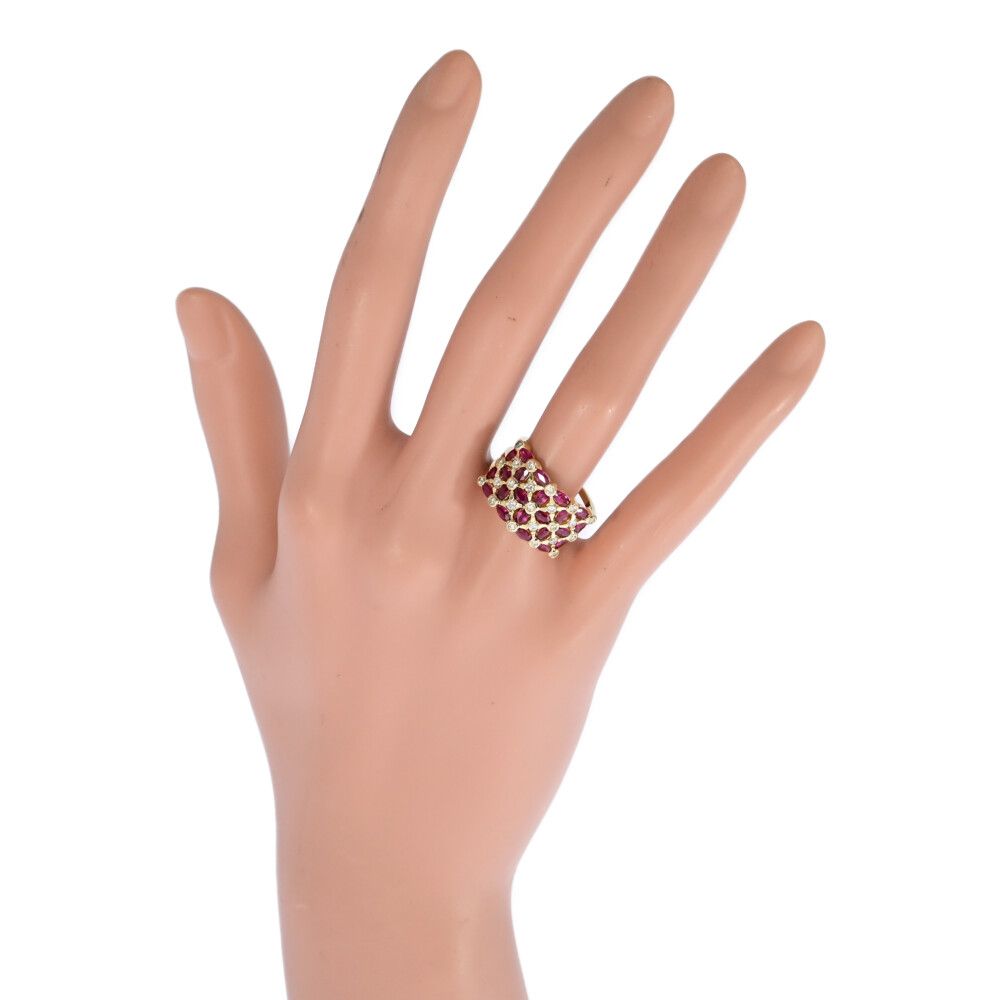 Pt900 ルビー ダイヤモンド リング フラワー 13号 プラチナ 指輪 Pt900 ルビー ダイヤモンド リング フラワー 13号 プラチナ 指輪