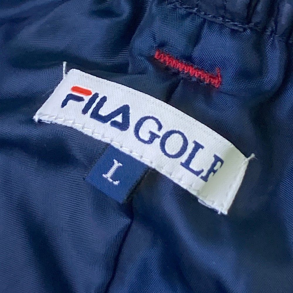 サイズ：L FILA GOLF フィラゴルフ ; 中綿パンツ チェック柄