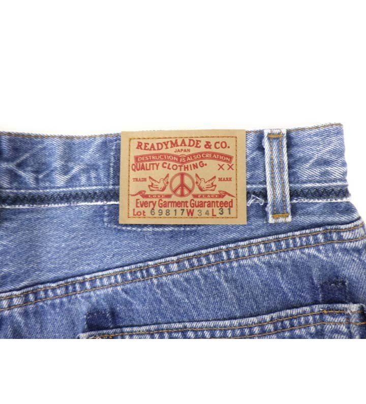 定価77000円 READY MADE 24SS WIDE FLARE DENIM PANTS ワイドフレア 