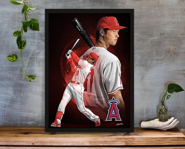 12-大谷翔平 A4ポスター プロ野球選手 MLB ロサンゼルス・エンゼルス