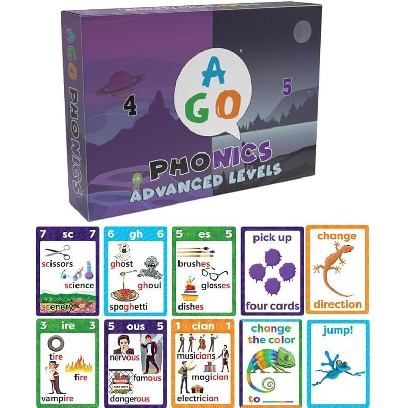 AGO フォニックス アドバンス ボックスセット レベル4-5 英語 カードゲーム