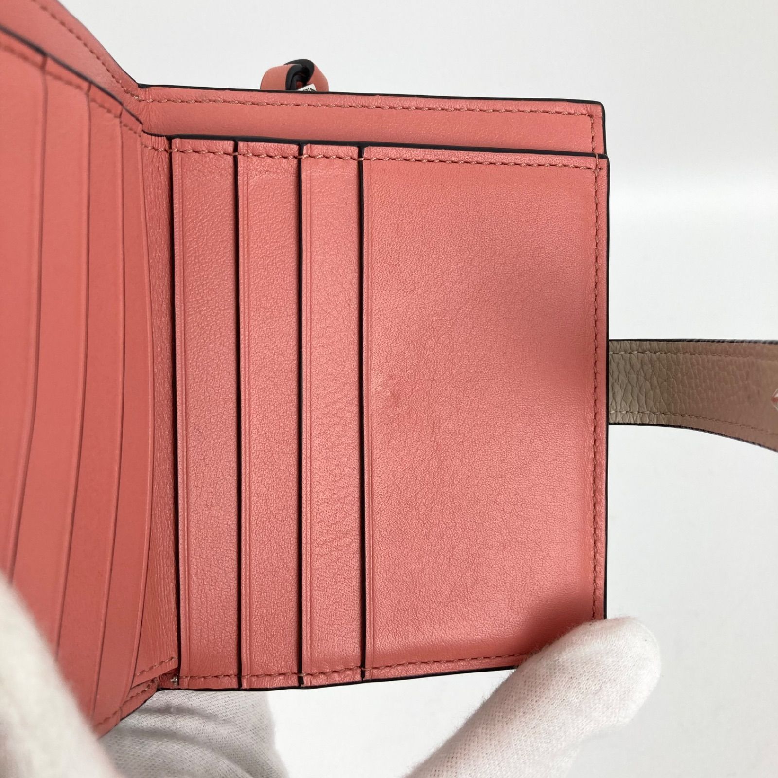 LOEWE ロエベ コンパクト ジップ ウォレット 2つ折り財布 LOEWE 二