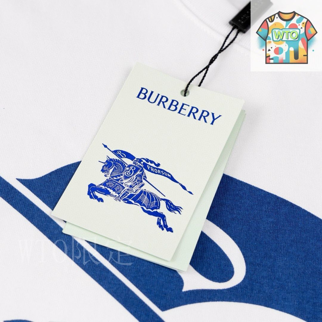 BURBERRY Tシャツ BURBERRY 24SSモデル バーバリー GRAPHICS スクリーンプリント T