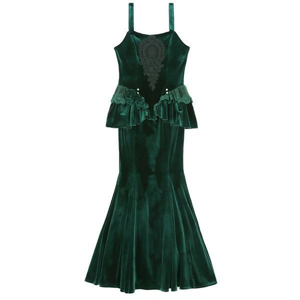 ワンピース ハロウィン ロリータ ウイッチ風 レトロ風 ロング丈