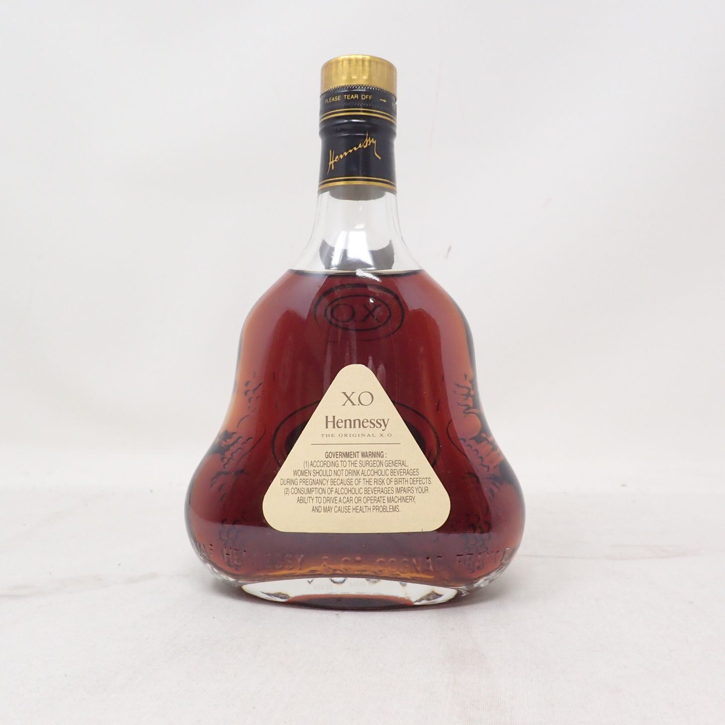 ヘネシーXO クリアボトル 金キャップ 350ml Hennessy【CC