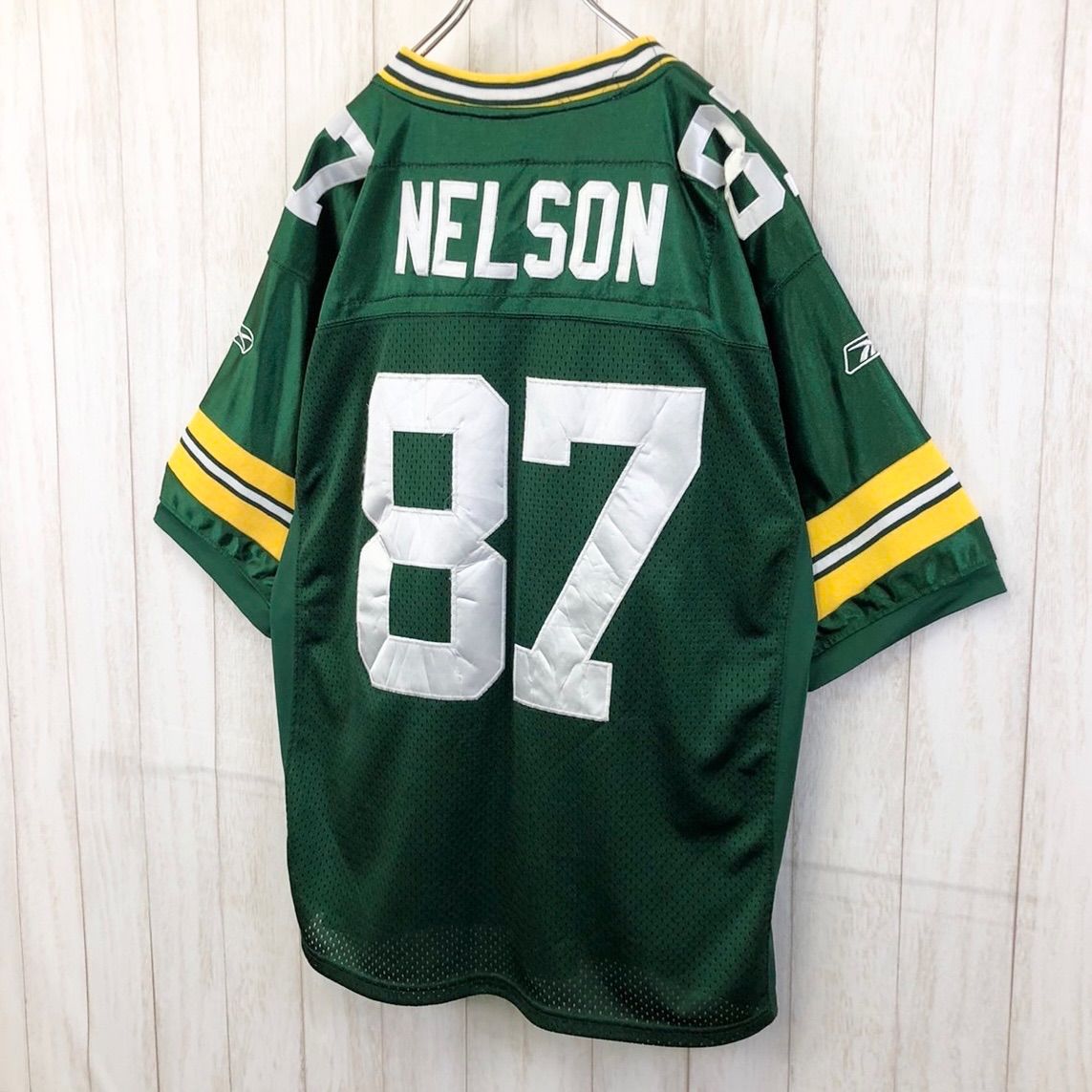 NFL REEBOK グリーンベイパッカーズメッシュゲームシャツ NFL REEBOK グリーンベイパッカーズメッシュゲームシャツ - メルカリ