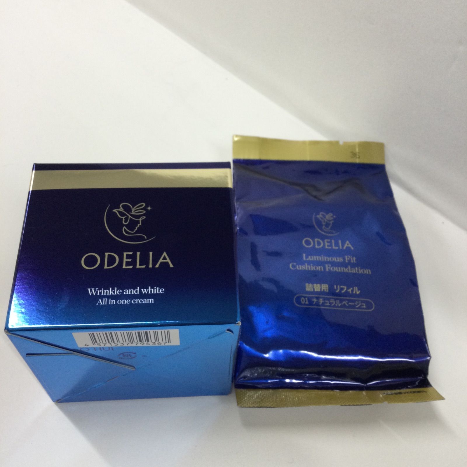 Y1436 ODELIA リンクル＆ホワイト AIO クリーム 50g・ルミナス