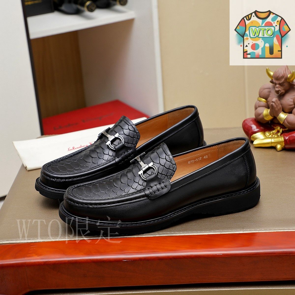 フェラガモシューズ(正規品) Ferragamo フェラガモ メンズ ビジネス シューズ19-3 - メルカリ