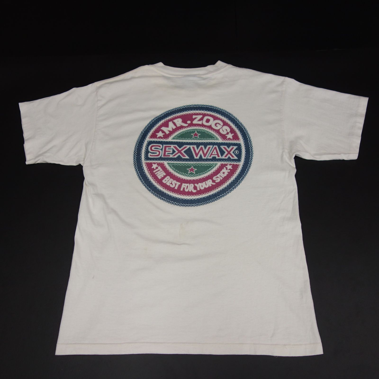 90s Vintage US古着☆SEXWAX セックスワックス 半袖プリントTシャツ 