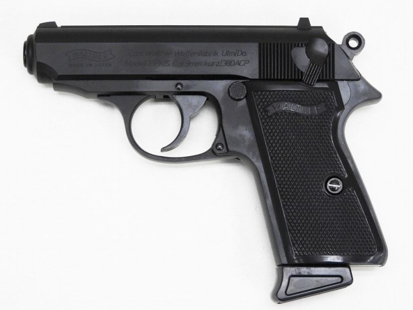 マルゼン製ワルサーppks中古ガスガン マルゼン] ワルサー ニューPPK/S ブラックモデル ガスブロー