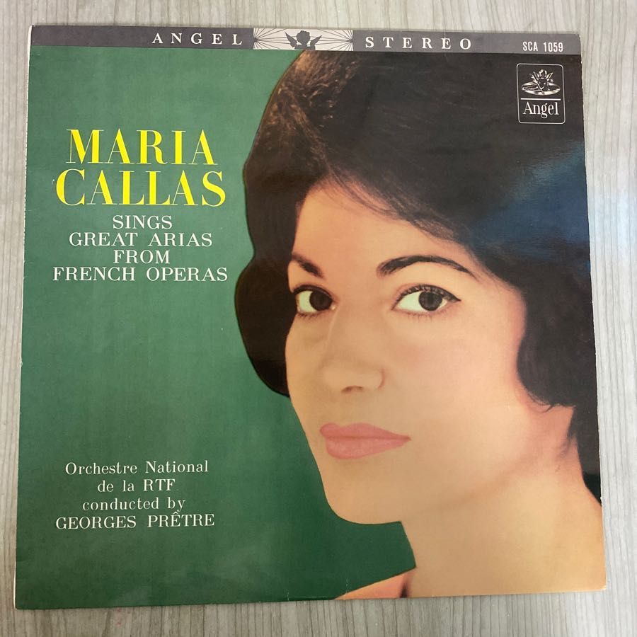 3-#LP 赤盤 MARIA CALLAS マリア・カラス フランス・オペラ・アリア集 ジョルジュ・プレートル フランス国立放送局管弦楽団  SCA-1059 - メルカリ