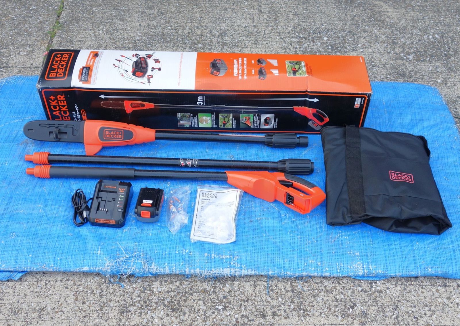 送料無料] キレイ◇BLACK+DECKER ブラックデッカー 200mm コードレス 