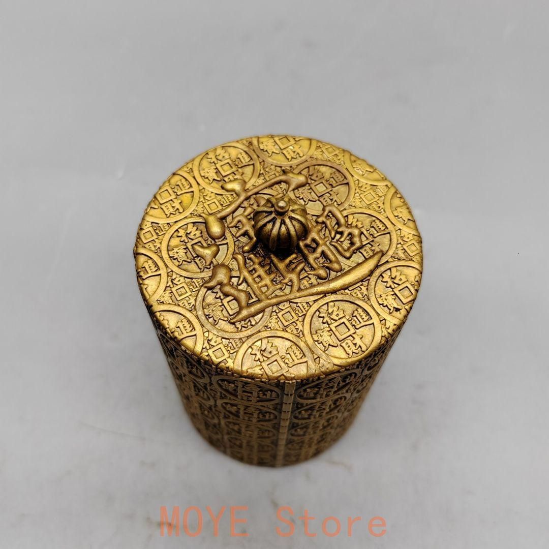 銅器 四神獣荼壺 水筒 煎茶器 茶室 装飾品 工芸品 置物 茶筒