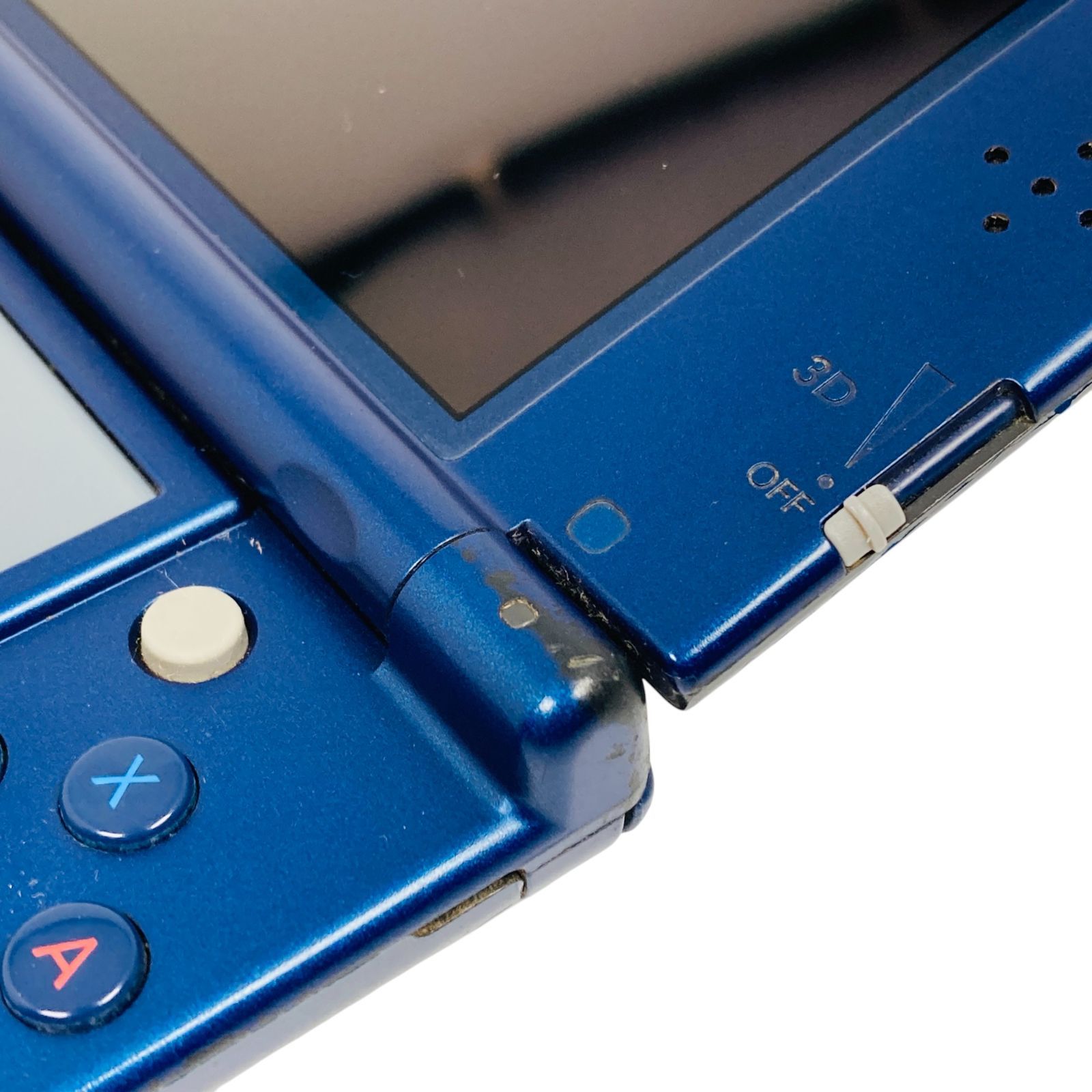 【訳ありジャンク】Newニンテンドー3DS LL メタリックブルー 3-036 訳ありジャンク】Newニンテンドー3DS LL メタリックブルー 3-036
