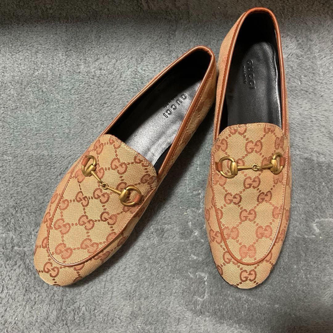 GUCCIグッチ　コードバンレザー　モカシン　美品　ローファー　イタリア製 楽天市場】イタリア製 GUCCI ビットローファー 緑 10/28cm グッチ