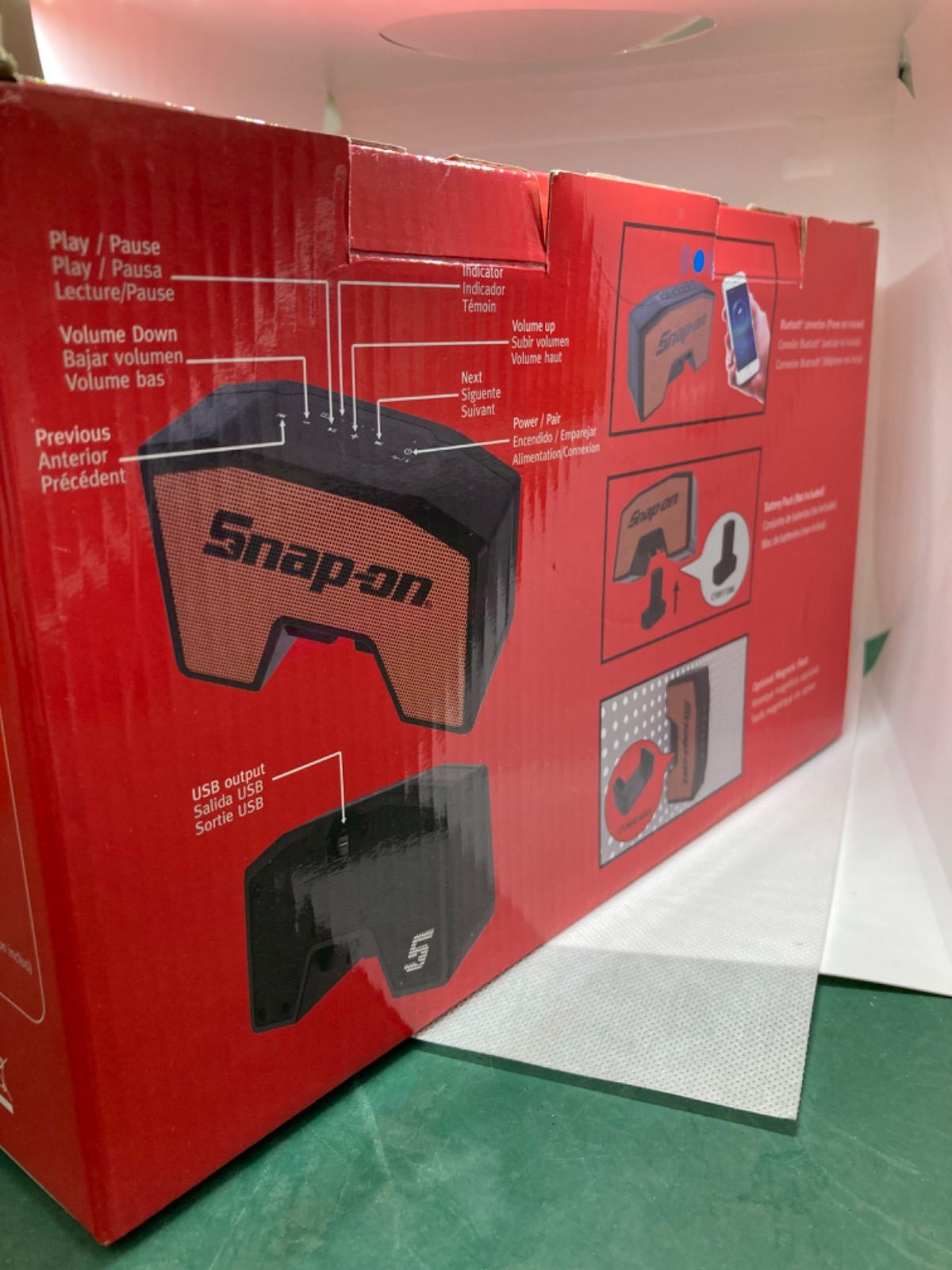中古Snap-on スナップオン ブルートゥーススピーカー スナップオン 