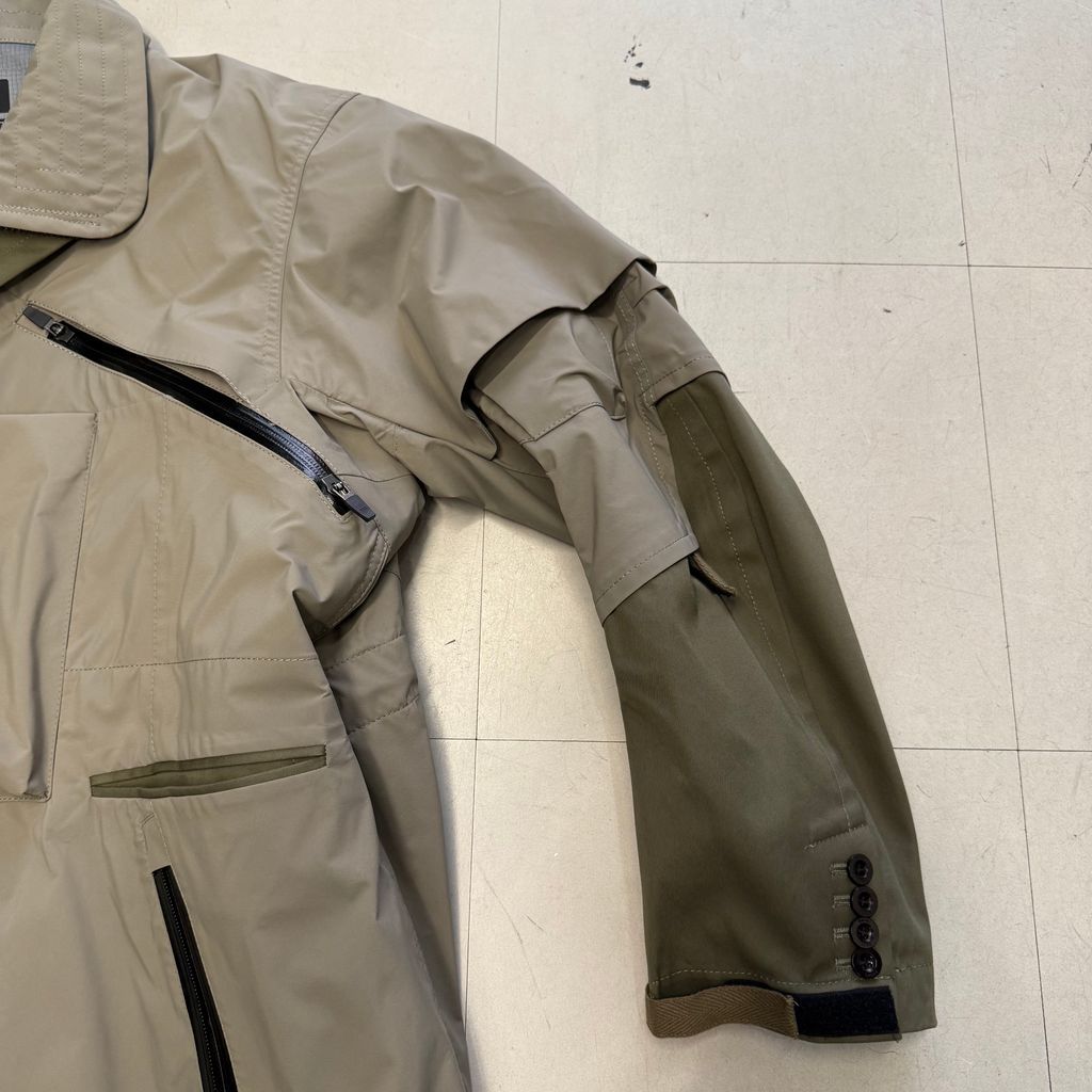 Sacai × ACRONYM  22-02760M トレンチコート　サイズ3 sacai×ACRONYM レイヤー 撥水 ドッキング トレンチコート22