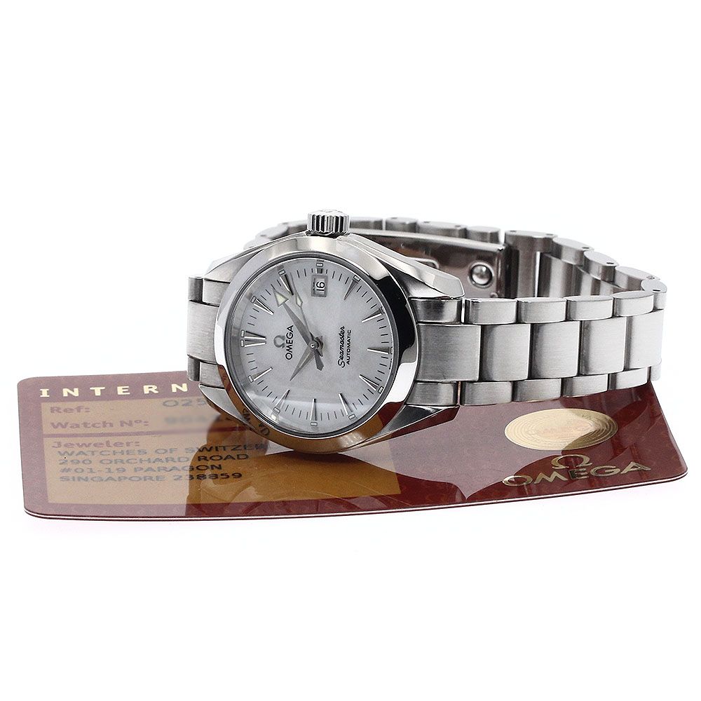 オメガ OMEGA 2573.70 シーマスター アクアテラ デイト 自動巻き  