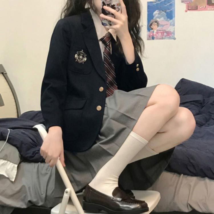 制服 4点セット 女子高生 ブレザー スカート スクールシャツ