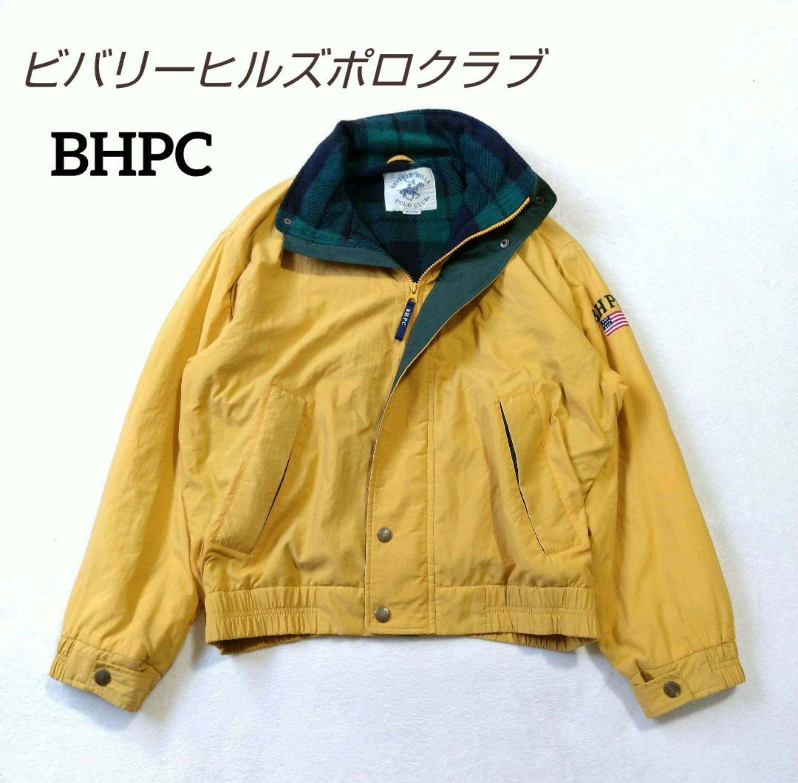 HS002】BHPC ビバリーヒルズポロクラブ M メンズ 内ボア ナイロン