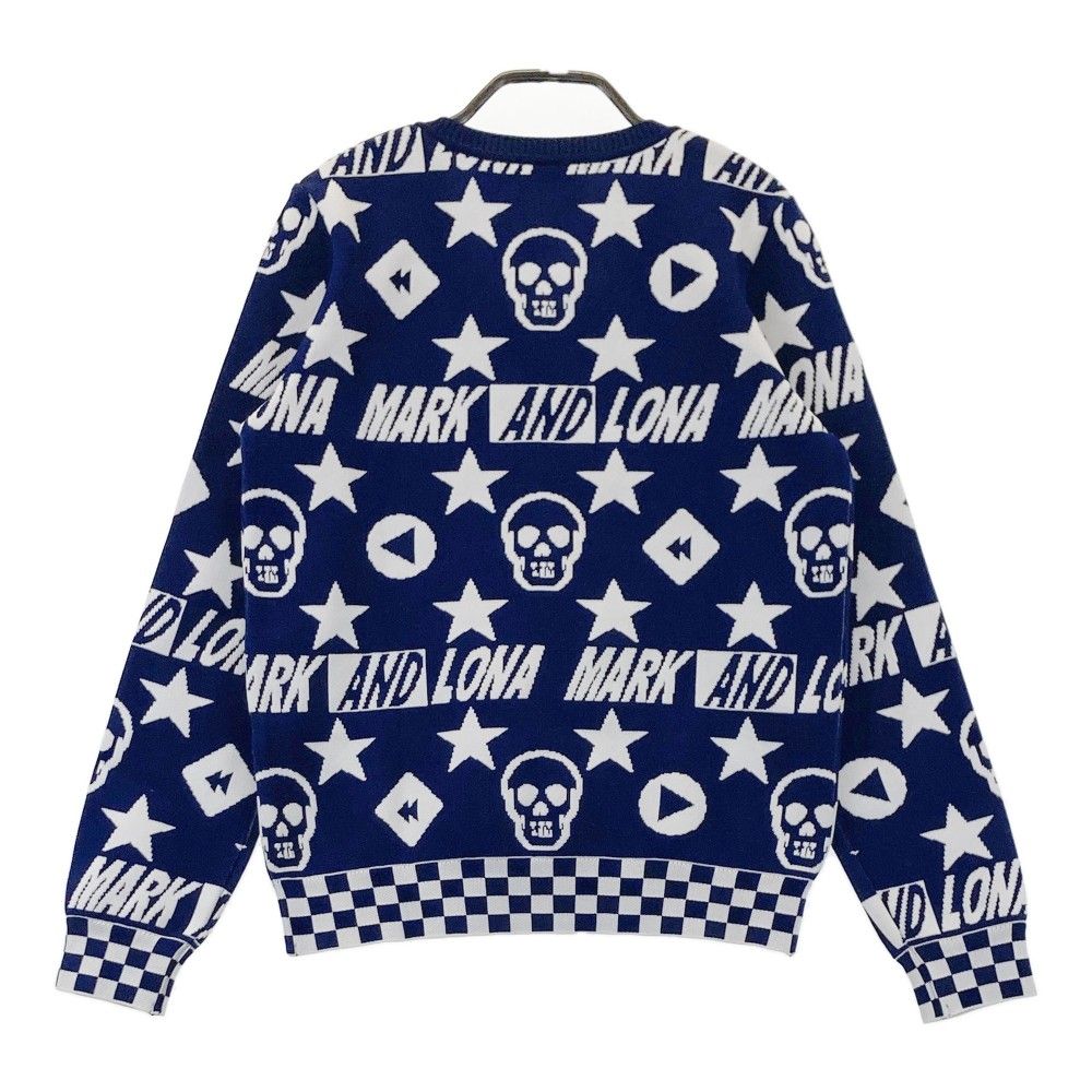 サイズ：36 MARK&LONA マークアンドロナ 長袖ニットセーター スカル 星
