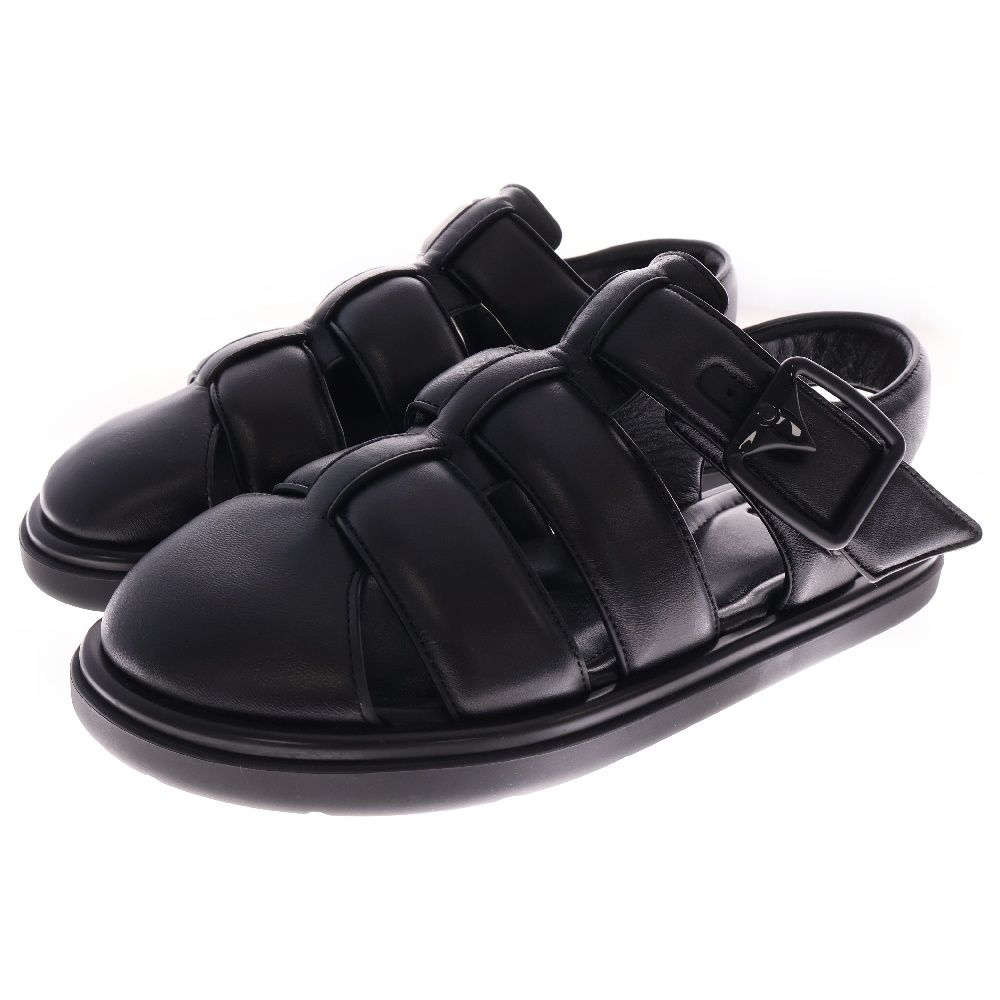 LOUIS VUITTON (ルイヴィトン) LV ヴェニス・ライン サンダル ブラック  