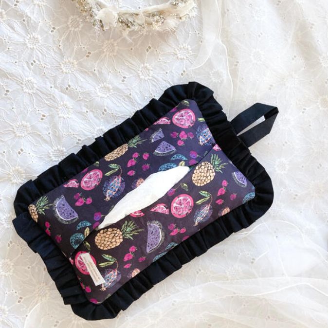 フリルティッシュカバー♡ハンドメイド　リバティ フリルティッシュカバー♡ハンドメイド リバティ