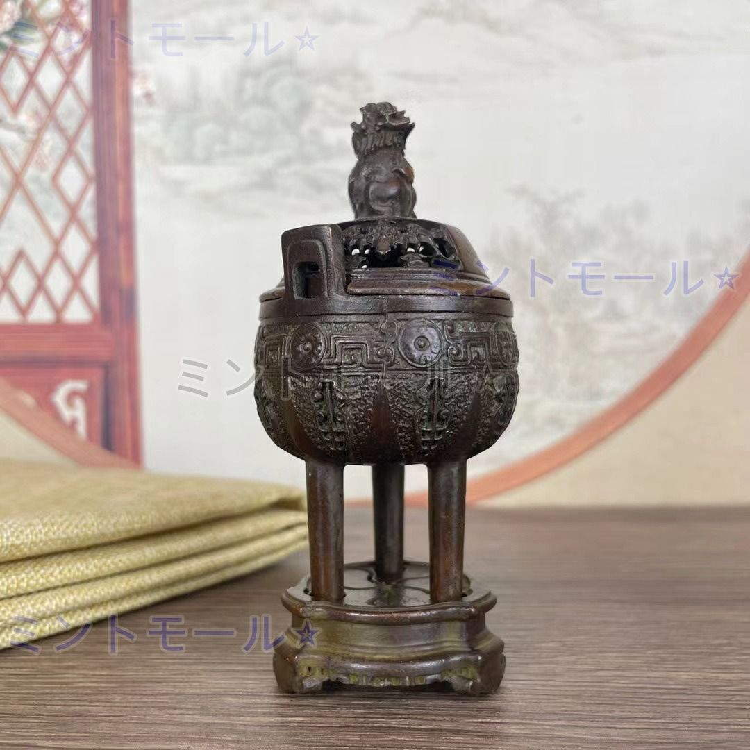 銅製 香炉 宣徳炉 檀香炉 線香炉 挿し香炉 仏具 香道具 工芸品 置物 銅製 香炉 宣徳炉 檀香炉 線香炉 挿し香炉 仏具 香道具 工芸品