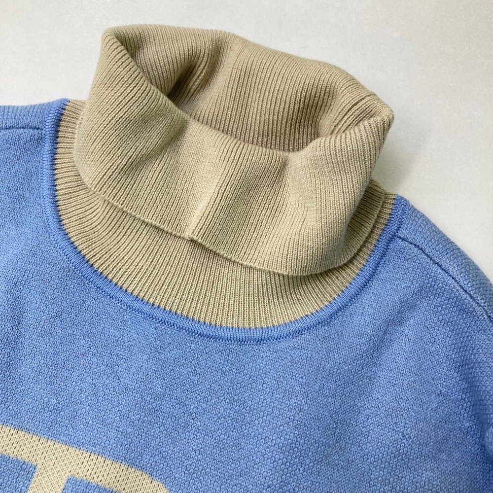 デサントゴルフ　秋冬　モックネック　ニット　Sサイズ　ケーブルタートルネック サイズ：S DESCENTE GOLF デサントゴルフ タートルネックニット