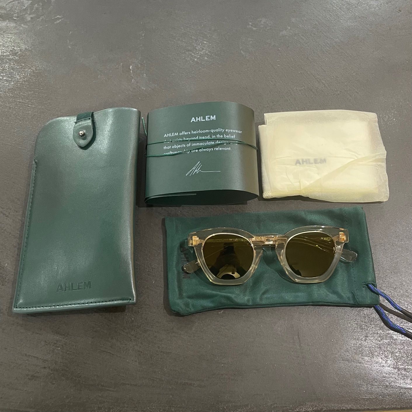 新品 AHLEM Montorgueil モントルグイユ サングラス アーレム 95口25