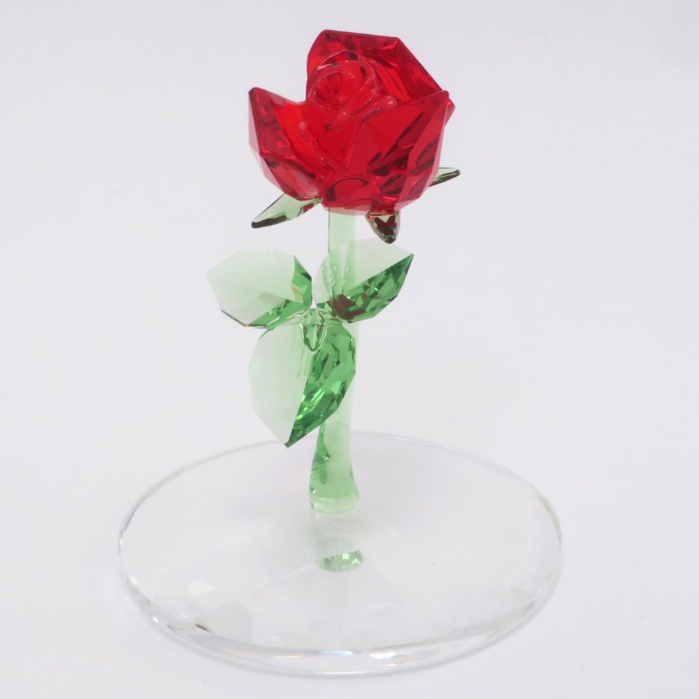 名東】スワロフスキー ディズニー 美女と野獣 魔法のバラ