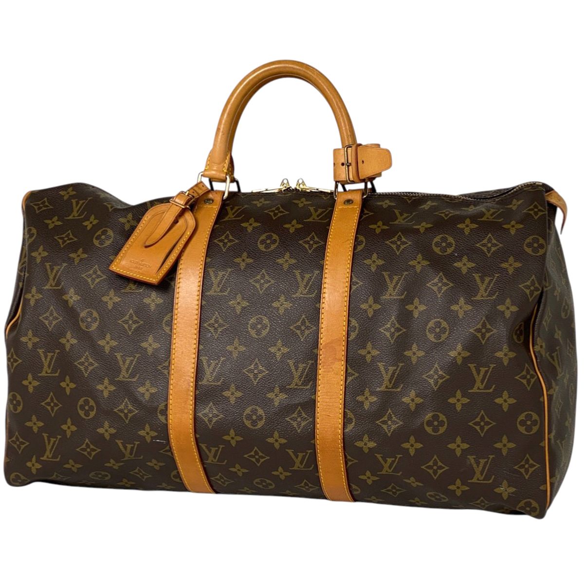 ルイヴィトン モノグラム キーポル55 ブラウン ボストンバッグ ハンドバッグ ルイ・ヴィトン Louis Vuitton キーポル 50 ハンドバッグ 旅行