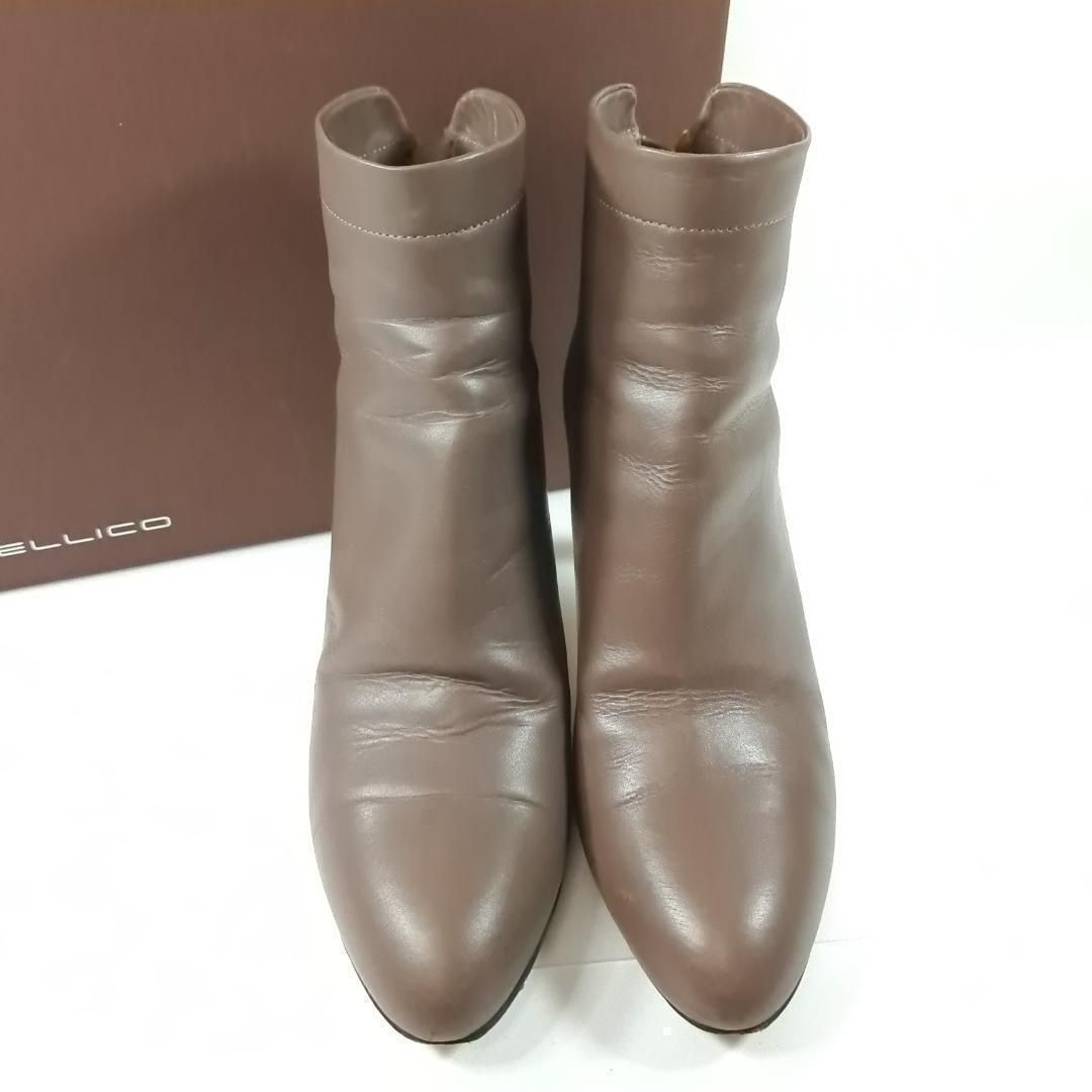 美品 ペリーコ PELLICO TAXI ショートブーツ バックジップ 三尋