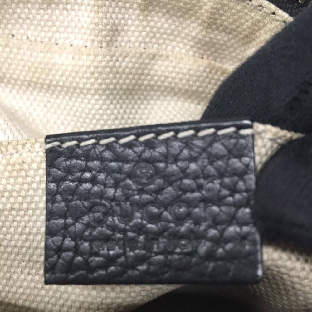 △△GUCCI グッチ ショルダーバッグ スモール レザー ソーホー 内部