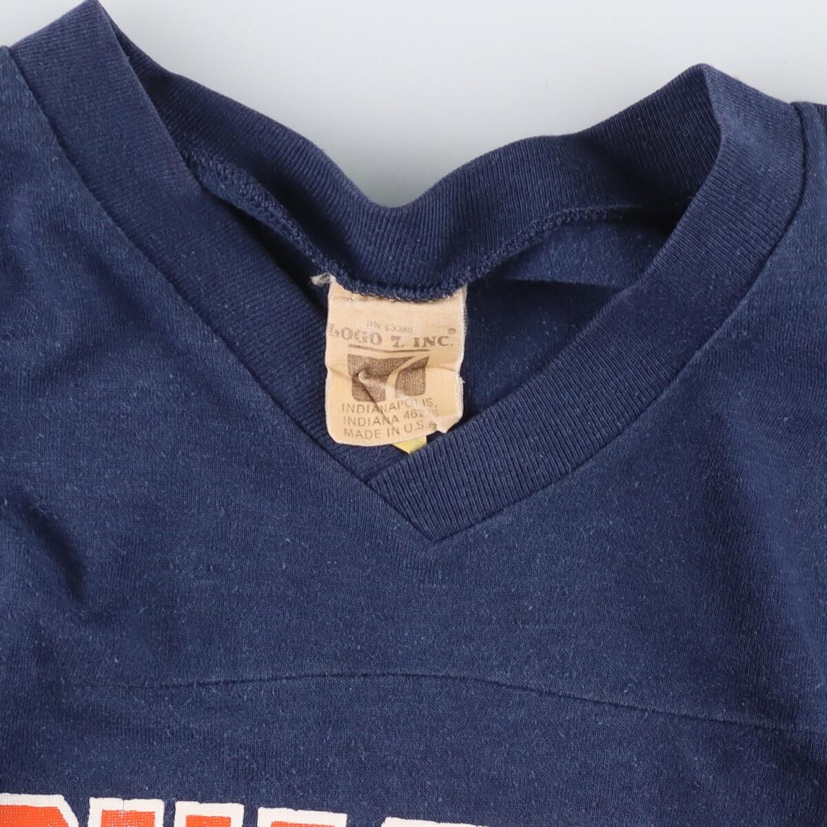 古着 80年代 LOGO7.INC. NFL CHICAGO BEARS シカゴベアーズ Vネック 