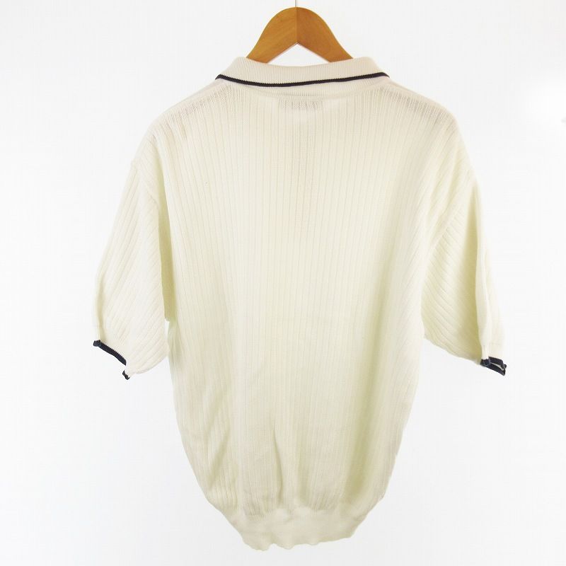 ジバンシィ GIVENCHY GENTLMAN ポロシャツ 半袖 袖ニット 切り替えし 