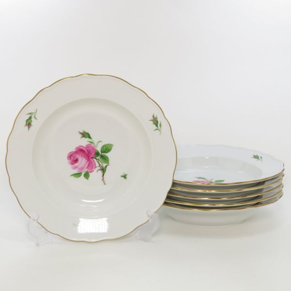 マイセンアンティークスープ皿 美品☆Meissen マイセン アンティーク