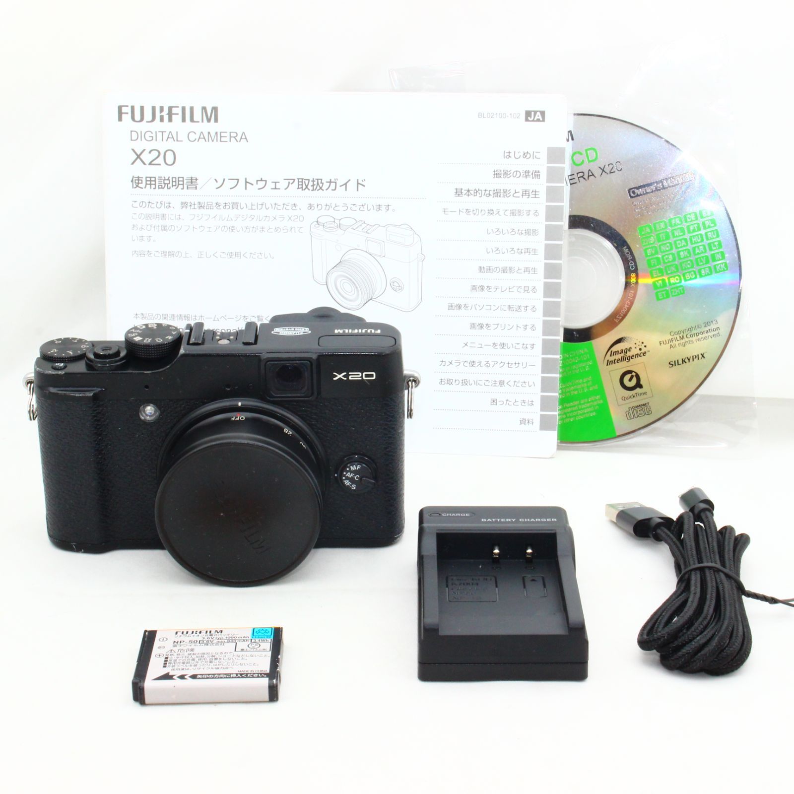 FUJIFILM デジタルカメラ X20B ブラック F FX-X20 B - M&T Camera
