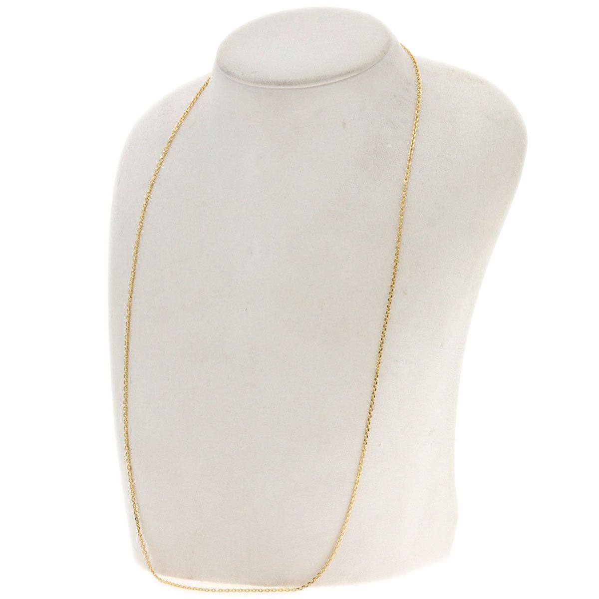 SELECT JEWELRY セレクトジュエリー チェーン 60.5cm ネックレス K18YG  