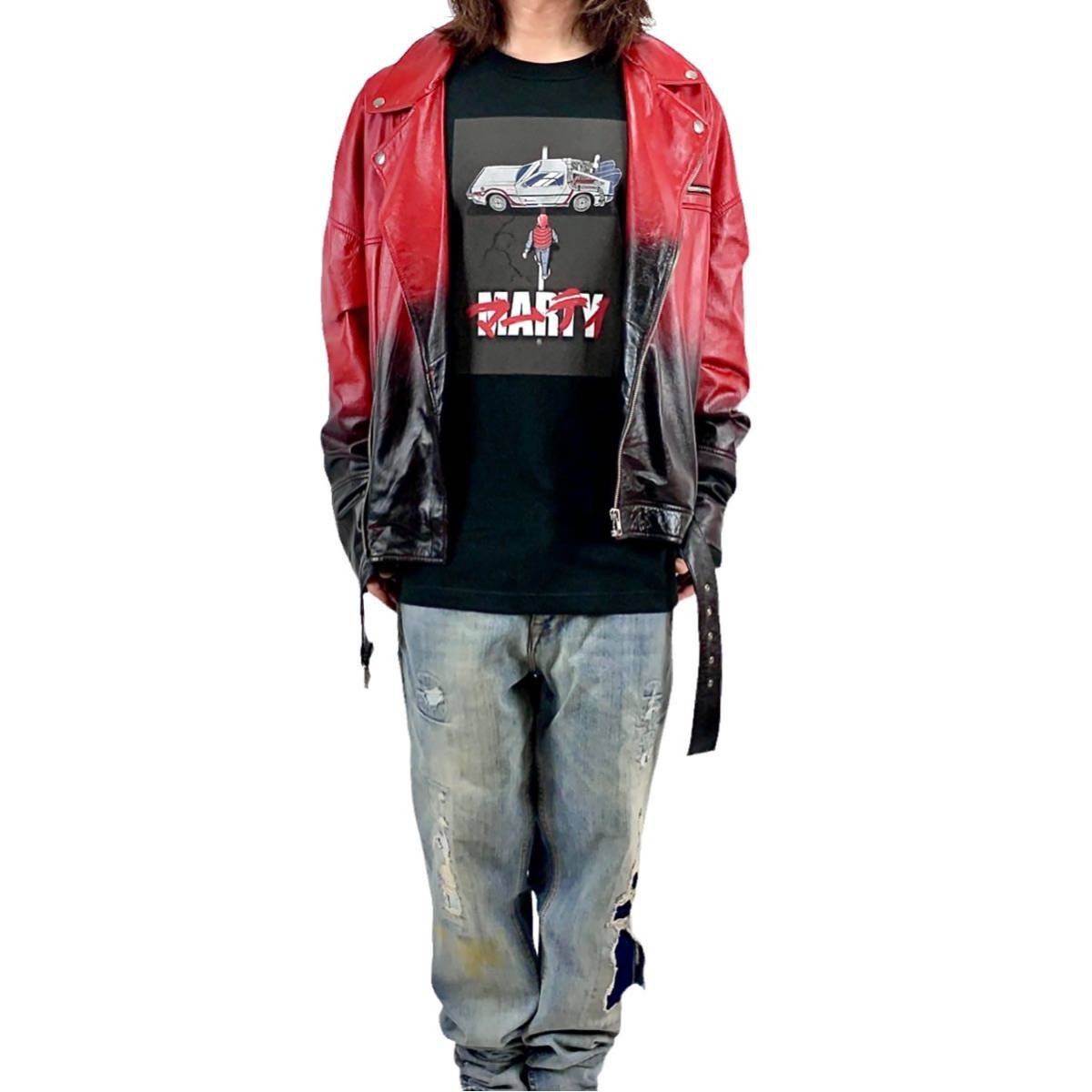 オリジナル ロンT バックトゥザフューチャー マーティ アキラ AKIRA 