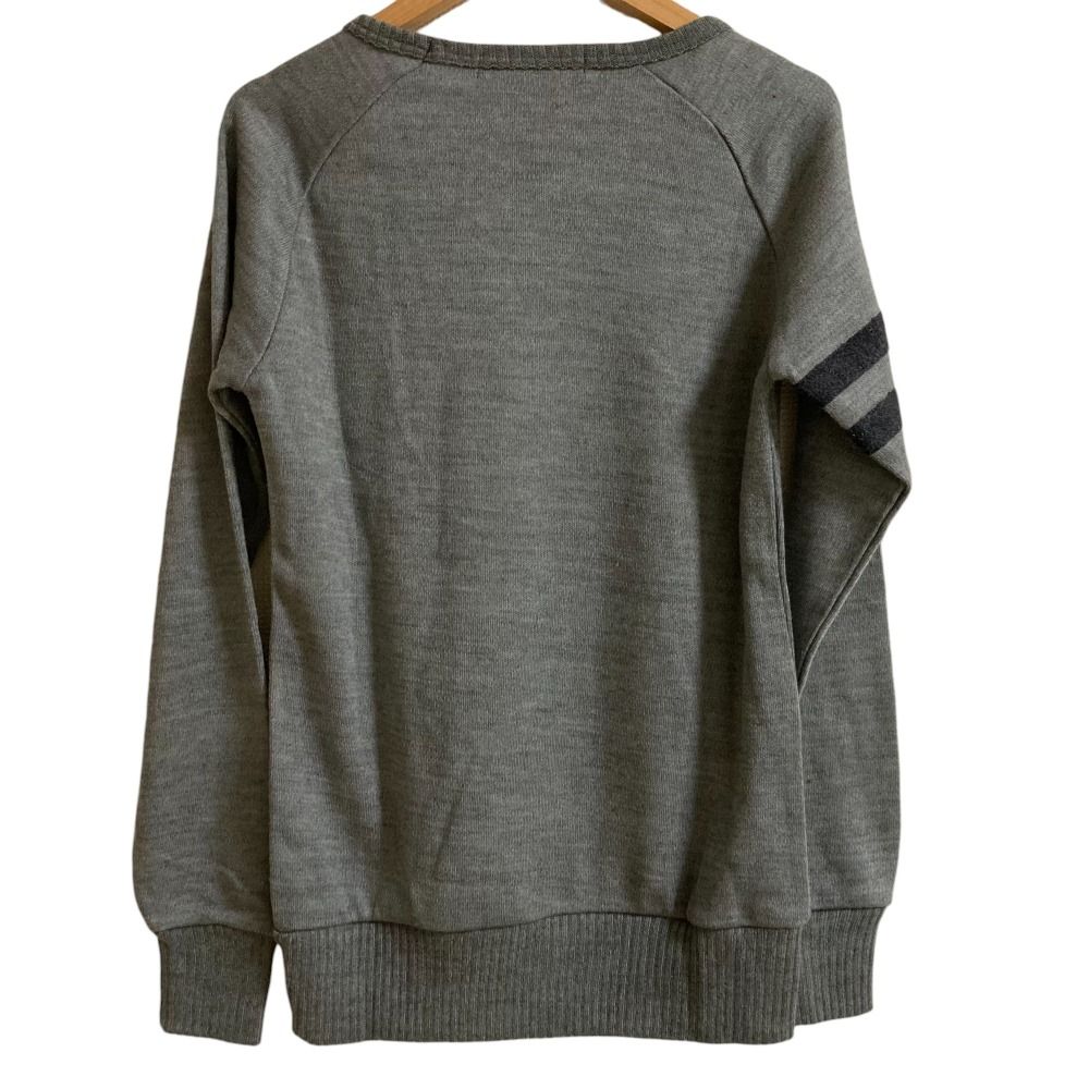 美品 RUSSELUNO ラッセルノ 長袖 ロゴニット セーター サイズ1 グレー レディース 古着 中古 美品 RUSSELUNO ラッセルノ 長袖 ロゴニット セーター サイズ1